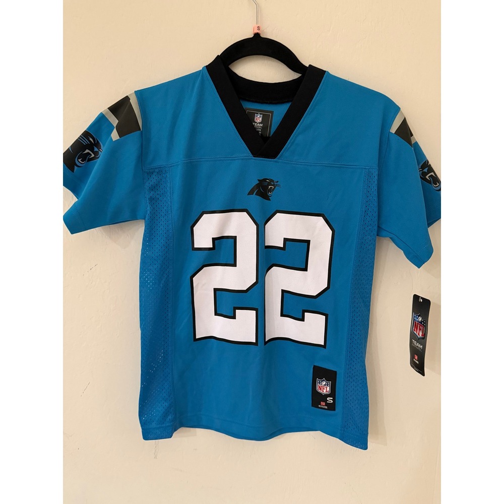 YOUTH NFL Carolina Panthers Luke Kuechly #22 *FLAW* WRONG PLAYER # Small NWT